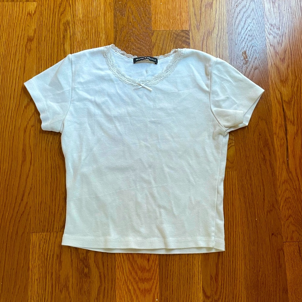 brandy melville white top